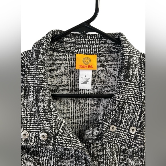 Ruby Rd black and white jacket - Picture 2 of 6